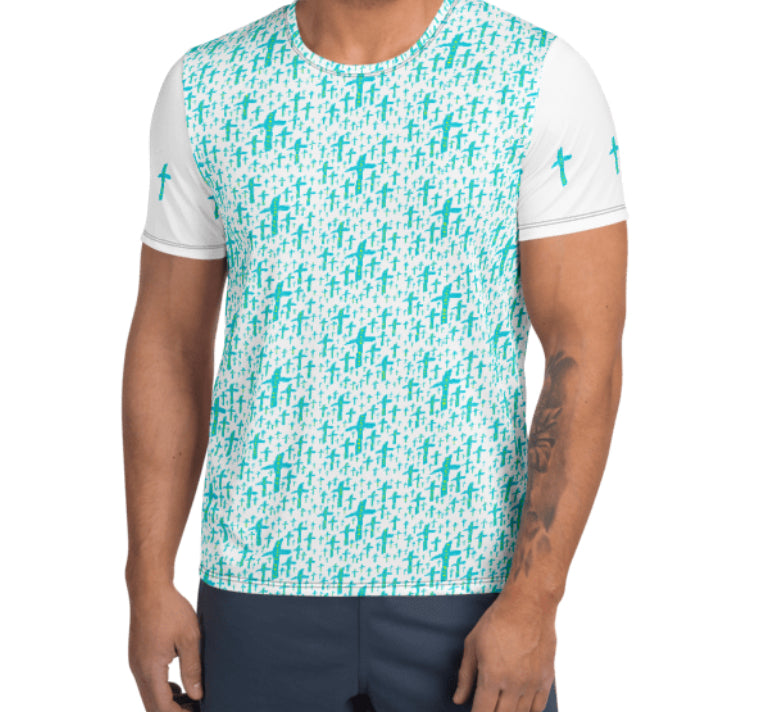 Cross Men's Athletic T-Shirt